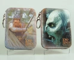 Diverse Zinndose Für Sammelkarten HdR LotR Motiv