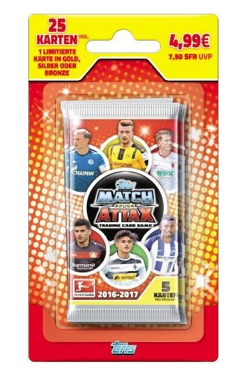 Topps 2016-2017 Match Attax Blister (DE) 3 Topps 2016-2017 Match Attax Blister (DE)