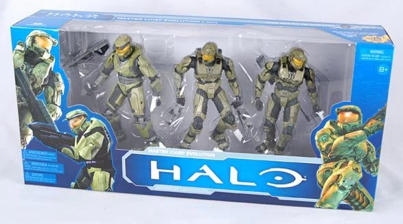 HALO 10 Years Anniversary Figuren 3-Pack Version B 3 HALO 10 Years Anniversary Figuren 3-Pack Version B