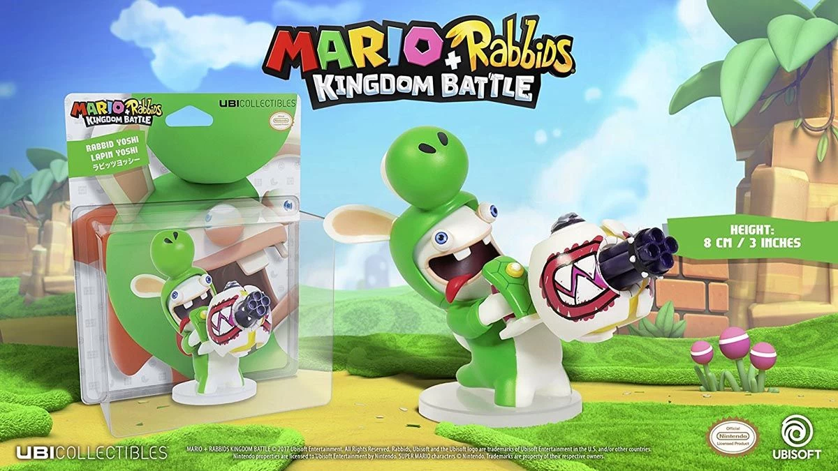 Ubisoft Mario + Rabbids Kingdom Battle: Rabbid Yoshi 8cm Figur 3 Ubisoft Mario + Rabbids Kingdom Battle: Rabbid Yoshi 8cm Figur