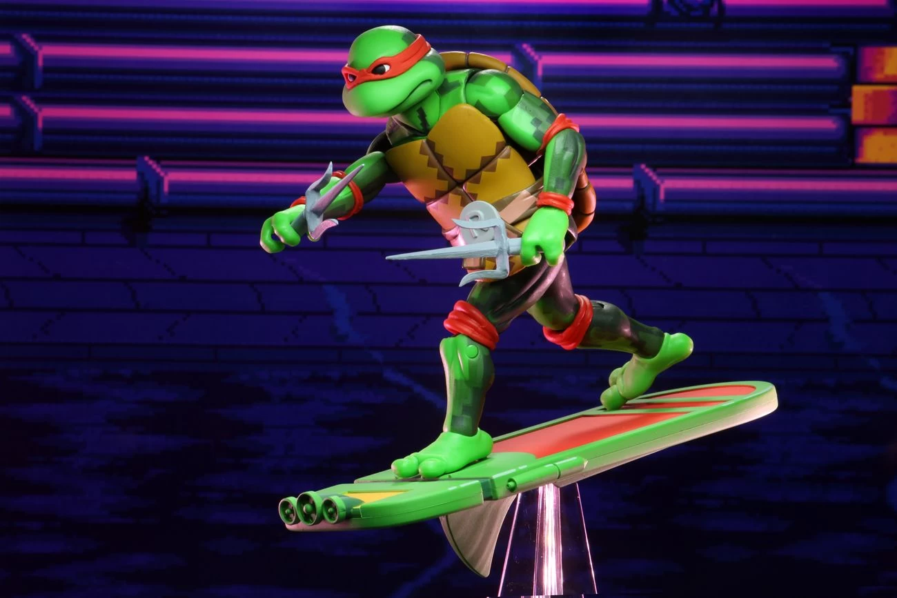 NECA Teenage Mutant Ninja Turtles (1990 Video-Game) - Raphael Actionfigur 5 NECA Teenage Mutant Ninja Turtles (1990 Video-Game) - Raphael Actionfigur – Bild 3