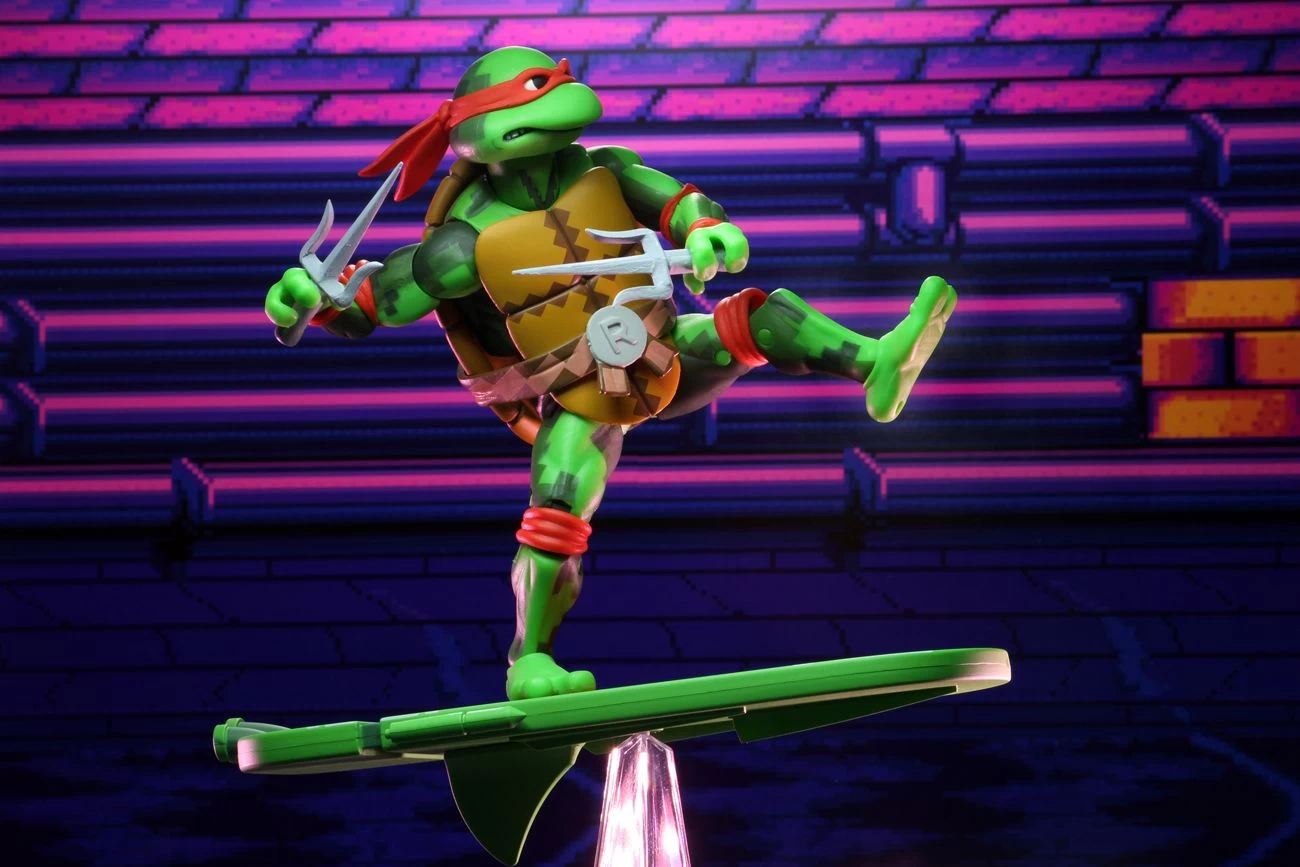 NECA Teenage Mutant Ninja Turtles (1990 Video-Game) - Raphael Actionfigur 6 NECA Teenage Mutant Ninja Turtles (1990 Video-Game) - Raphael Actionfigur – Bild 4