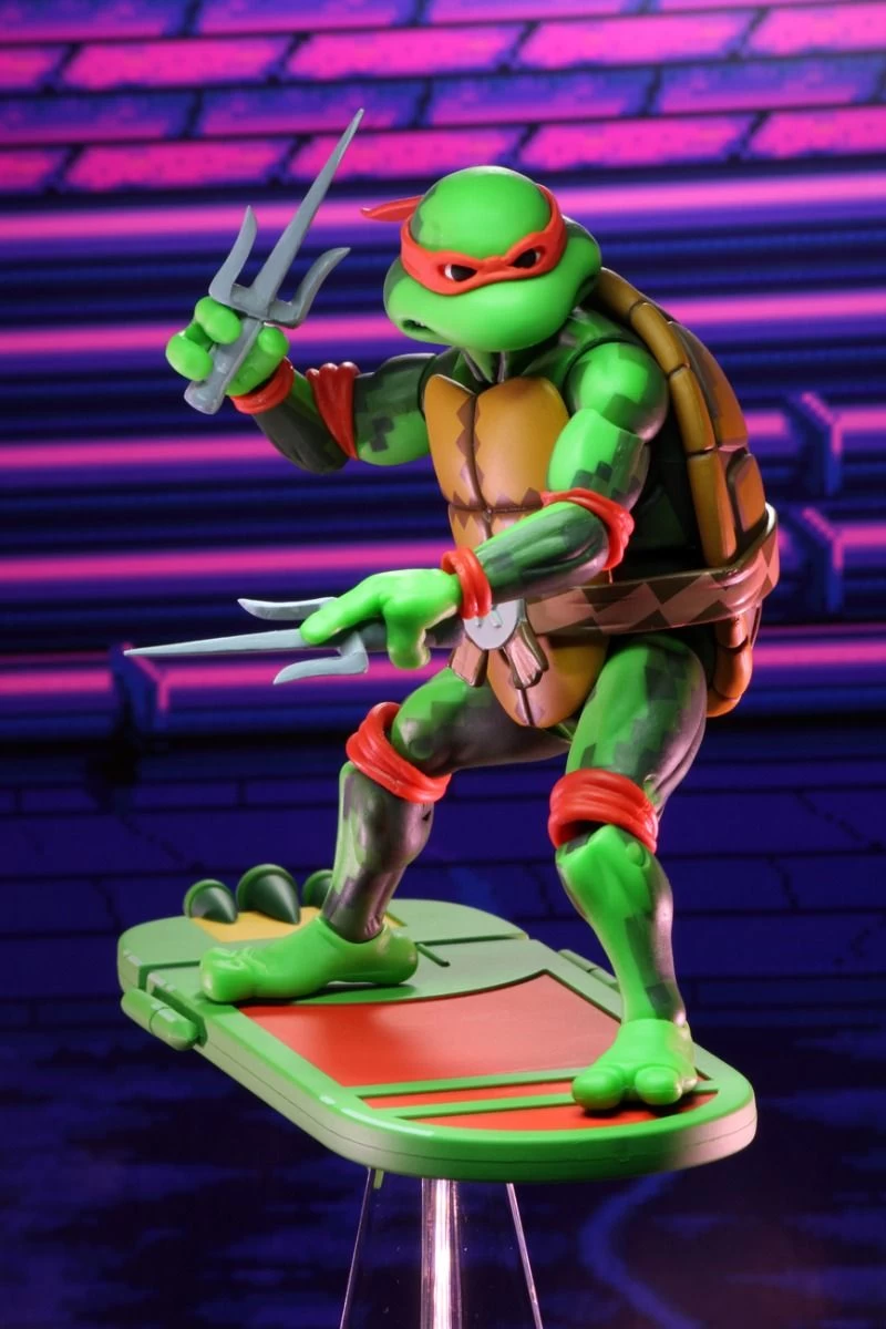 NECA Teenage Mutant Ninja Turtles (1990 Video-Game) - Raphael Actionfigur 7 NECA Teenage Mutant Ninja Turtles (1990 Video-Game) - Raphael Actionfigur – Bild 5