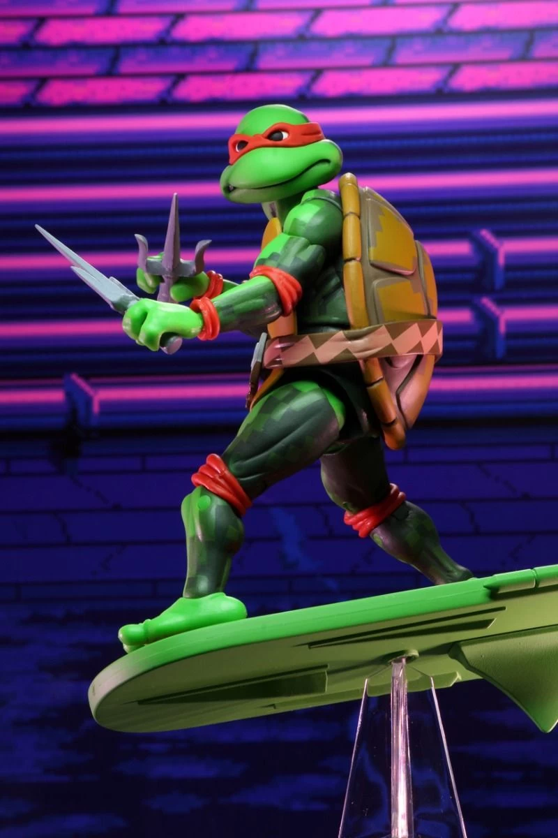 NECA Teenage Mutant Ninja Turtles (1990 Video-Game) - Raphael Actionfigur 8 NECA Teenage Mutant Ninja Turtles (1990 Video-Game) - Raphael Actionfigur – Bild 6