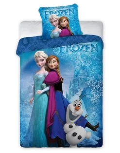 Diverse Die Eiskönigin Unverfroren Bettwäsche Anna, Elsa & Olaf 140x200