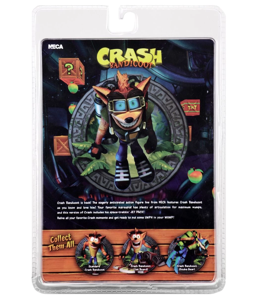NECA Crash Bandicoot - Deluxe Crash With Jetpack Figur 9 NECA Crash Bandicoot - Deluxe Crash With Jetpack Figur – Bild 7