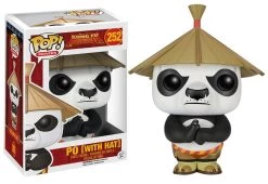 FUNKO POP! - Kung Fu Panda - Po Mit Hut/with Hat Figur