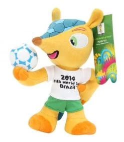 Diverse Fuleco Plüsch Figur 28cm Maskottchen Der FIFA WM 2014 Brasilien