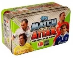 Topps Match Attax 2011-2012 Collector Tin (DE) 3 Topps Match Attax 2011-2012 Collector Tin (DE)