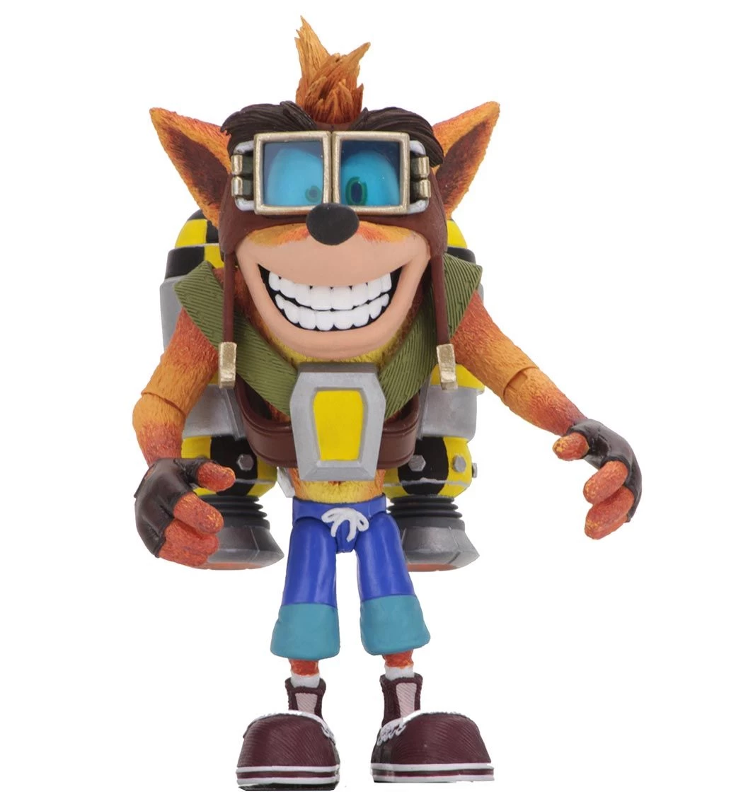 NECA Crash Bandicoot - Deluxe Crash With Jetpack Figur 4 NECA Crash Bandicoot - Deluxe Crash With Jetpack Figur – Bild 2
