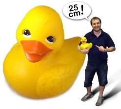 Diverse Riesen Bade-Ente XXL Quietschend Gelb 25cm