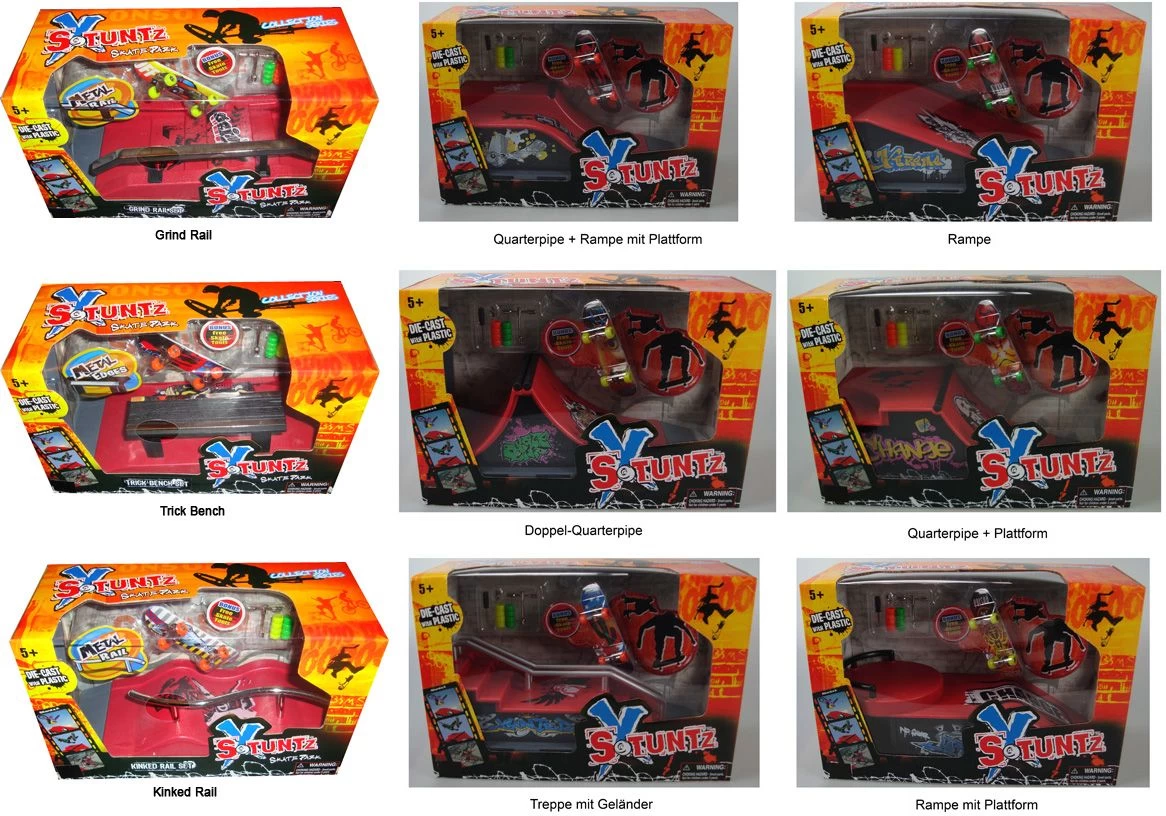 Diverse Fingerskateboard Mit Rampe 3 Diverse Fingerskateboard Mit Rampe