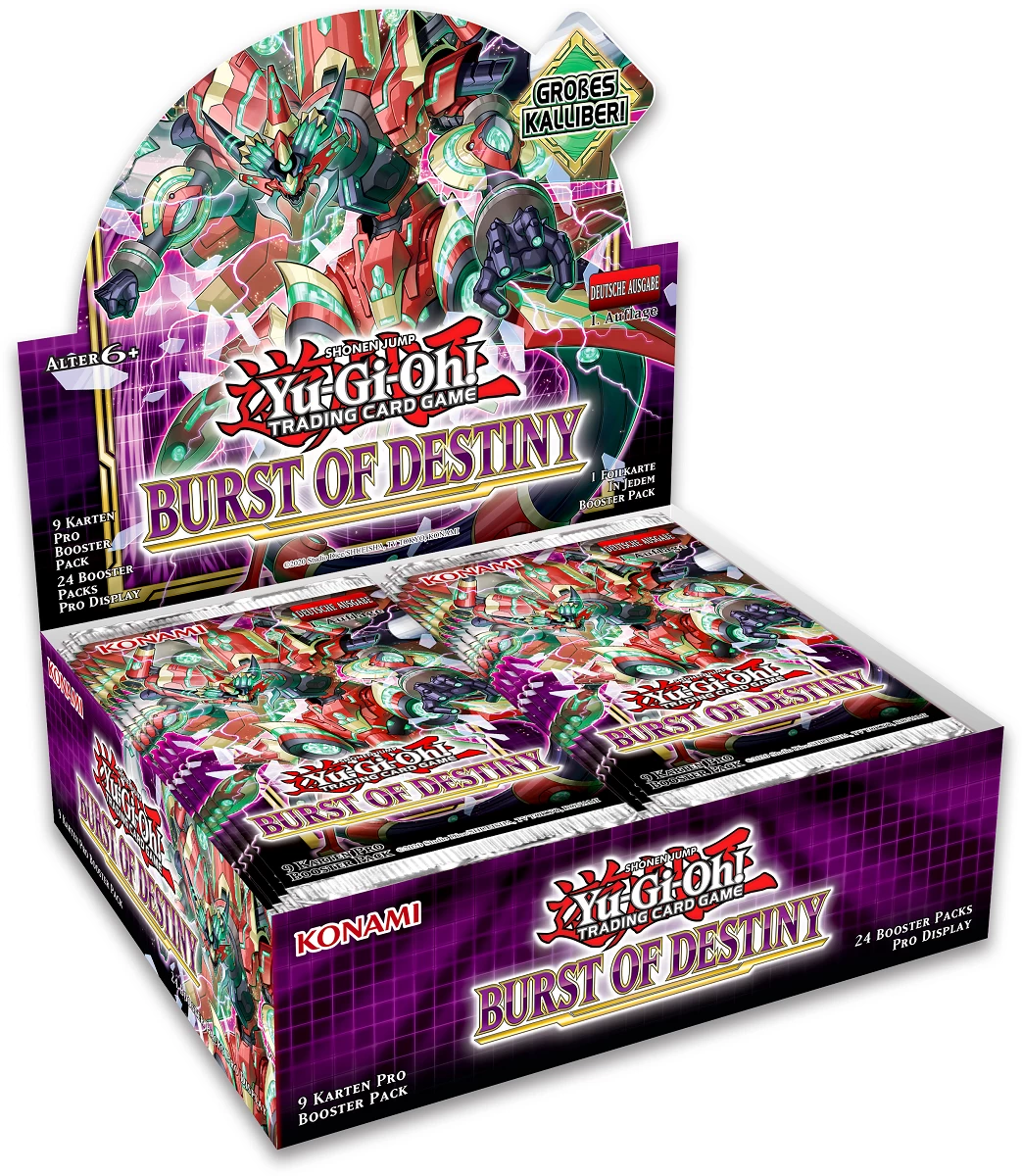 Konami Yu-Gi-Oh! - Burst Of Destiny - Booster Display - 1. Auflage (DE) 3 Konami Yu-Gi-Oh! - Burst Of Destiny - Booster Display - 1. Auflage (DE)