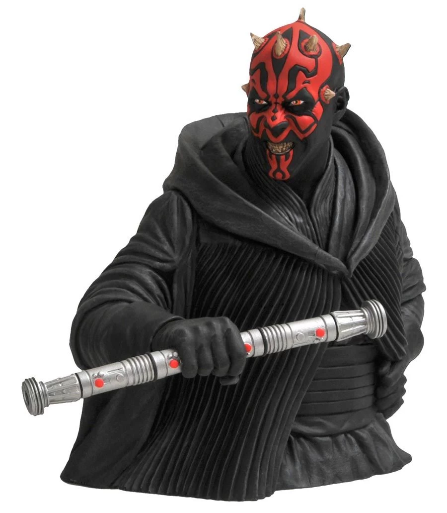 Diamond Select Star Wars Darth Maul Spardose - Bust Bank 3 Diamond Select Star Wars Darth Maul Spardose - Bust Bank