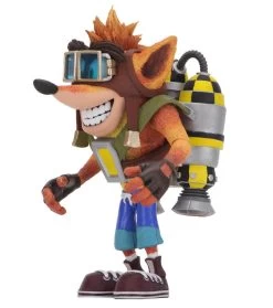 NECA Crash Bandicoot - Deluxe Crash With Jetpack Figur