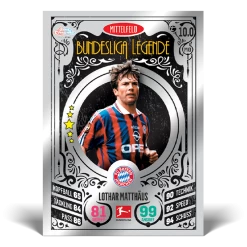 Topps Match Attax Chrome Bundesliga 2021/2022 - Booster Display (DE) -Sammlerwelt Verkauf matthaus card 1