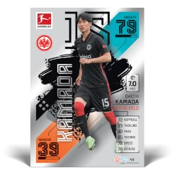 Topps Match Attax Chrome Bundesliga 2021/2022 - Booster Display (DE) -Sammlerwelt Verkauf mittelfeld card 1