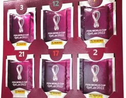 Panini 2022 FIFA World Cup Qatar Sticker Adventskalender Set (DE) -Sammlerwelt Verkauf panini wm2022 adventskalender 09 600