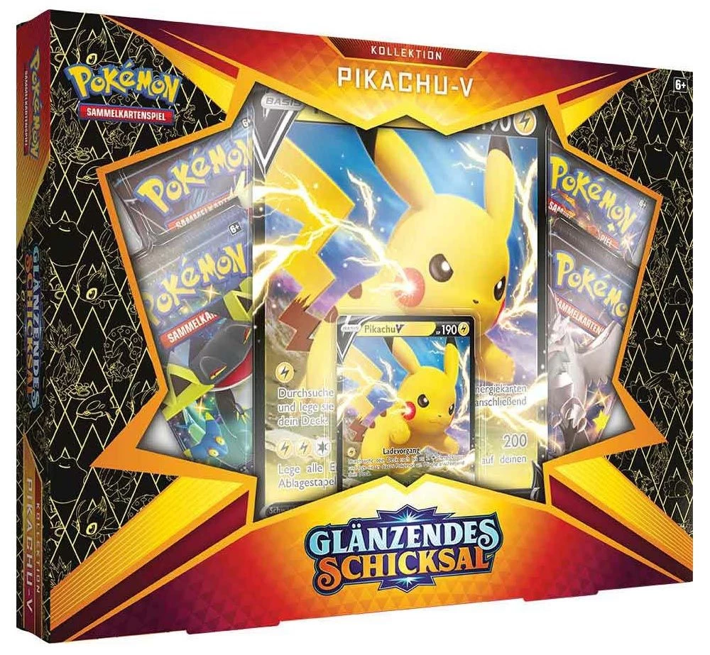 POKEMON Pokémon - Pikachu V Kollektion - Glänzendes Schicksal (DE) 3 POKEMON Pokémon - Pikachu V Kollektion - Glänzendes Schicksal (DE)