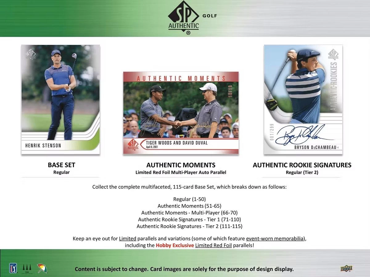 Upper Deck - SP Authentic Golf 2021 Display 9 Upper Deck - SP Authentic Golf 2021 Display – Bild 7