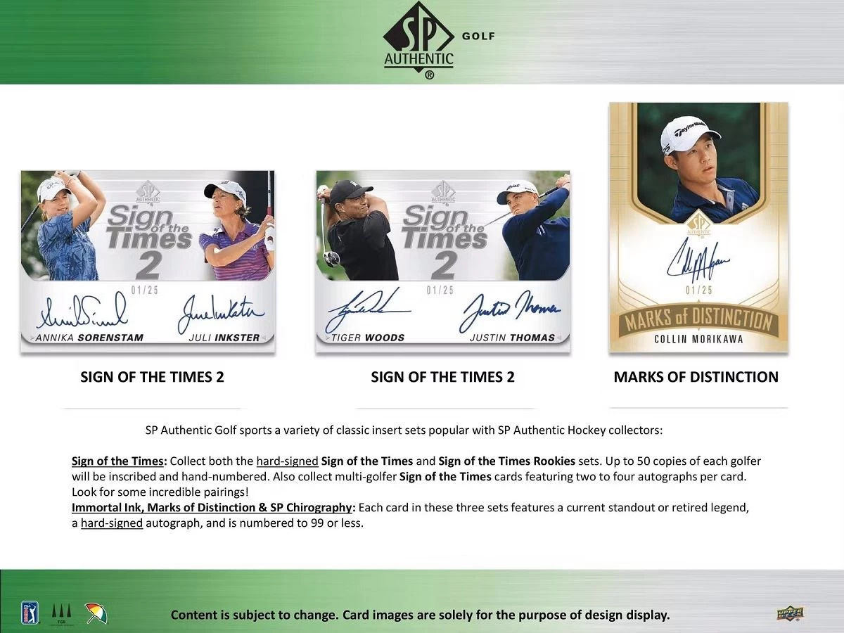 Upper Deck - SP Authentic Golf 2021 Display 8 Upper Deck - SP Authentic Golf 2021 Display – Bild 6