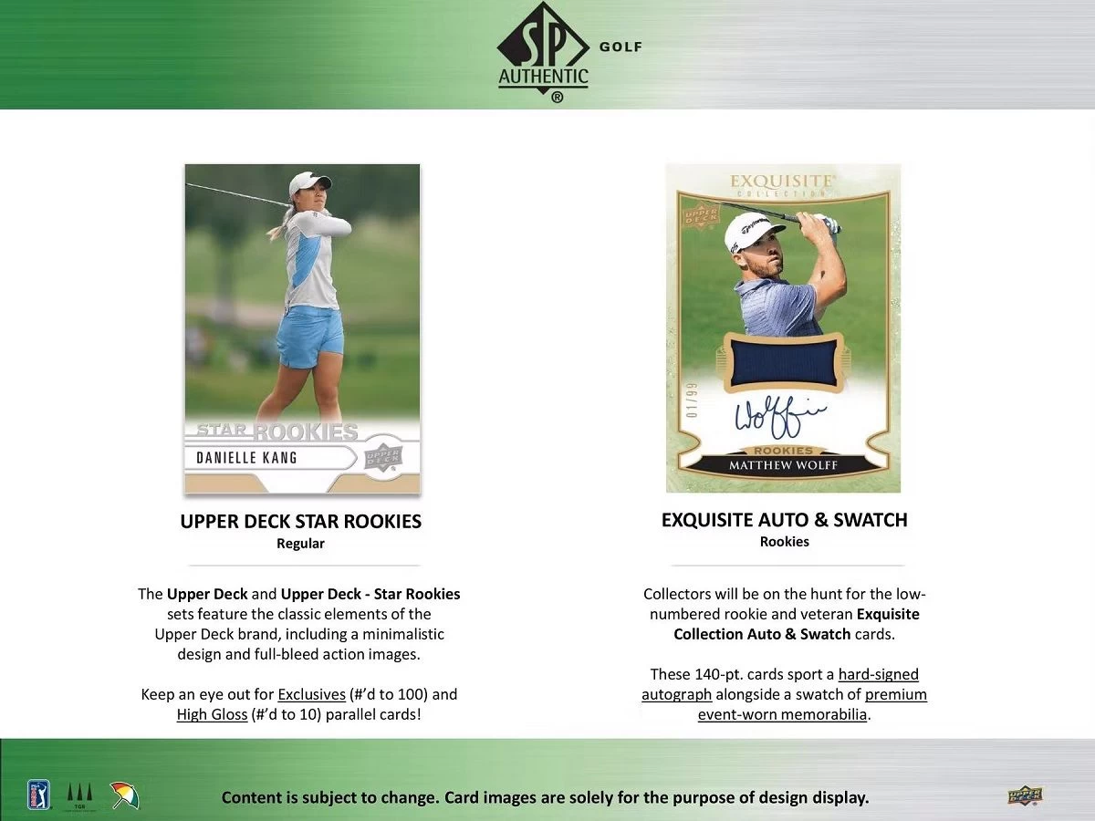 Upper Deck - SP Authentic Golf 2021 Display 7 Upper Deck - SP Authentic Golf 2021 Display – Bild 5