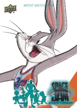 Upper Deck Space Jam - A New Legacy - Trading Cards Blaster Box (EN) -Sammlerwelt Verkauf space jam new legacy bugs sketch