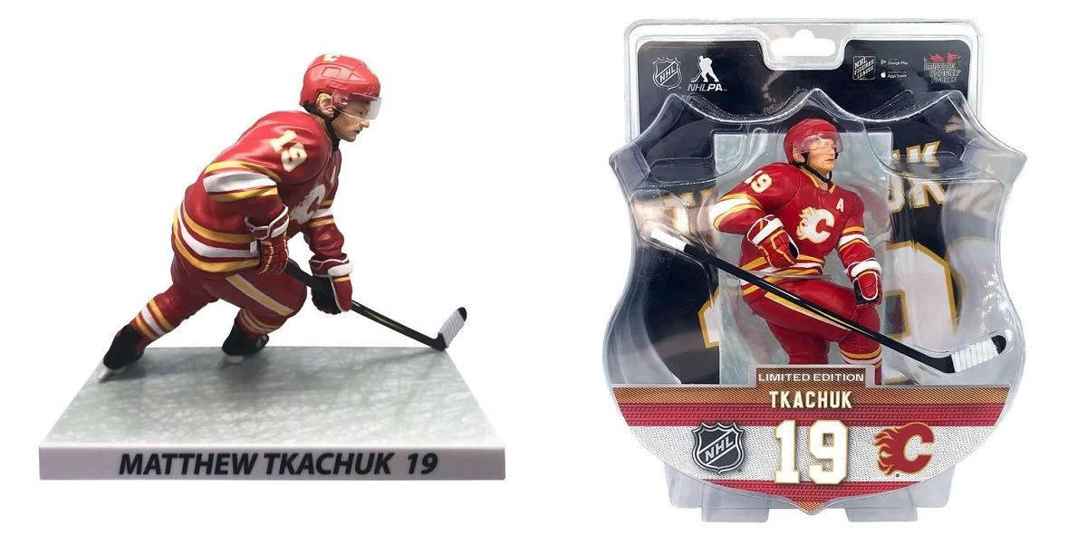 NHL - Calgary Flames - Matthew Tkachuk Figur 4 NHL - Calgary Flames - Matthew Tkachuk Figur – Bild 2